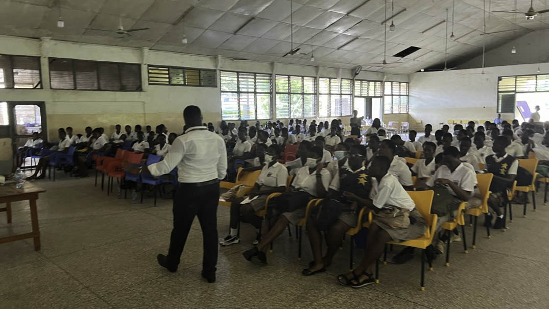 YAC goes to West Africa Senior High School